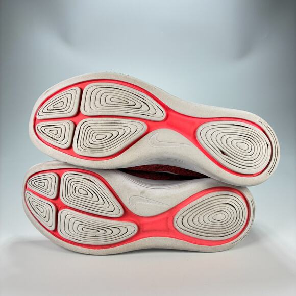 Nike LunarEpic Flyknit 2 Gray Red Running Shoes Sneakers 863779-005 Mens Sz 12.5 - Picture 8 of 10